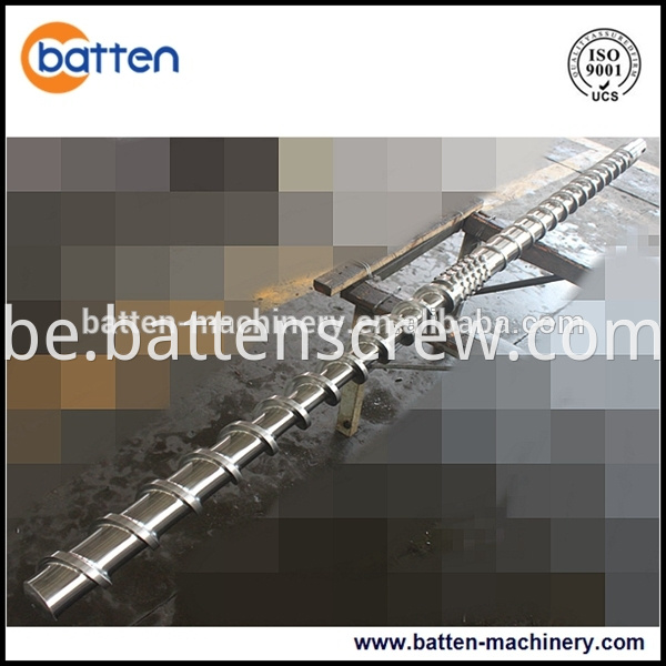 PP/PE Flankes Granulate адна пластыкавы экстрадэр шруба